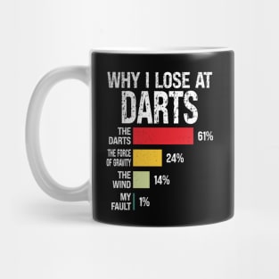 Why I Lose At Darts Player Mug